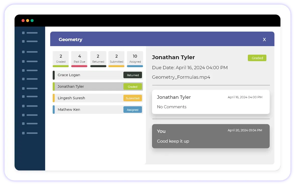 Assignment System AI-Powered Assignments for Teaching and Training | Unik LMS